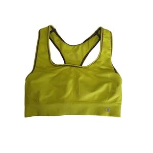 Champion Green-Yellow Sports Bra
